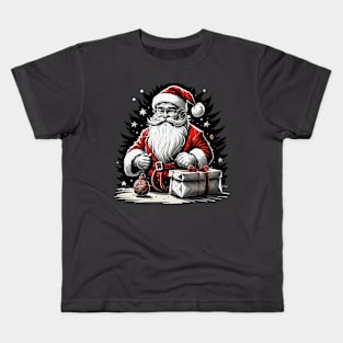 Santa Claus with gifts Kids T-Shirt